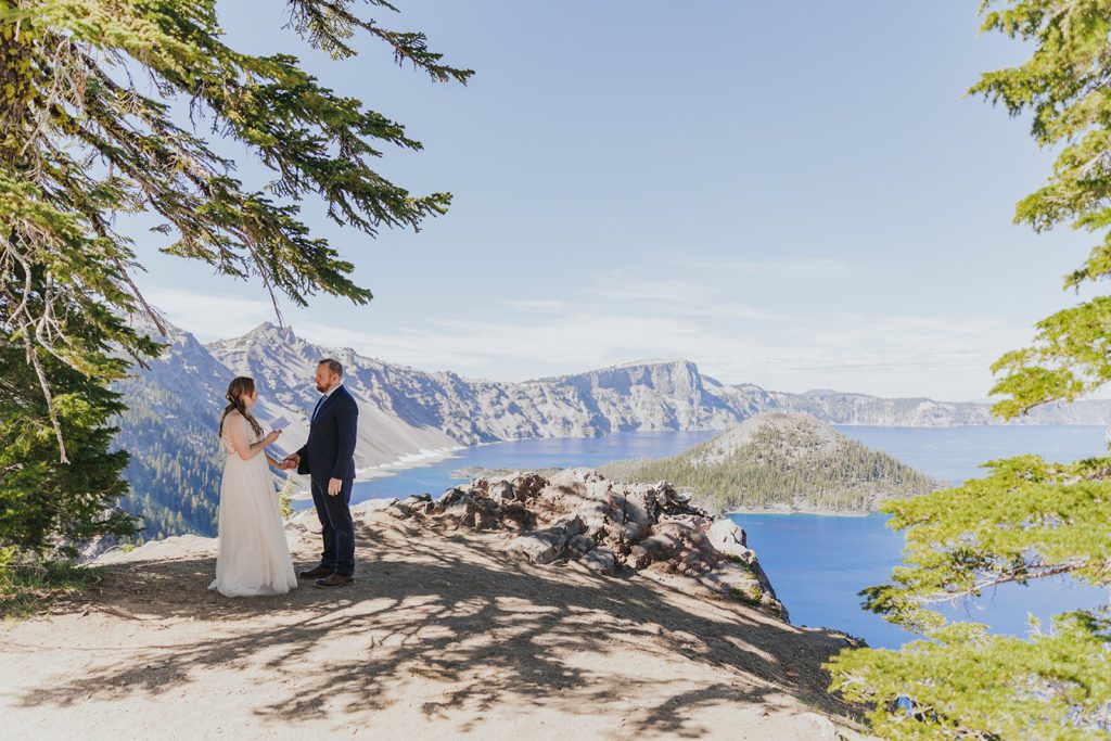 Crater Lake National Park Elopement Ceremony